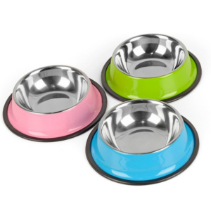 Plato Comedero Metálico para mascotas