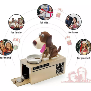ALCANCÍA EN FORMA DE PERRO ELECTRÓNICA