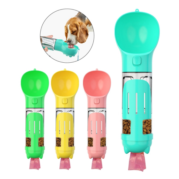 Botella multifuncional para mascotas