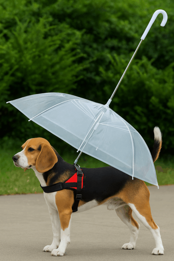 Sombrilla paraguas con cadena para perros - Image 2